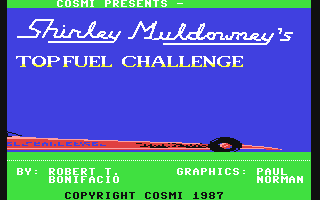 C64 GameBase Shirley_Muldowney's_Top_Fuel_Challenge Cosmi 1988