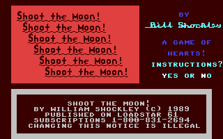 C64 GameBase Shoot_the_Moon! Loadstar/Softdisk_Publishing,_Inc. 1989