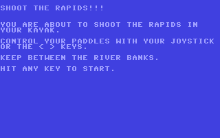 C64 GameBase Shoot_the_Rapids HPBooks 1984
