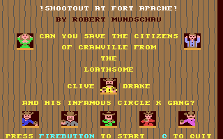C64 GameBase Shootout_at_Fort_Apache Loadstar/Softdisk_Publishing,_Inc. 1995
