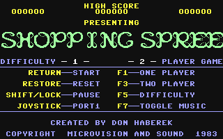 C64 GameBase Shopping_Spree Microvision_and_Sound 1983