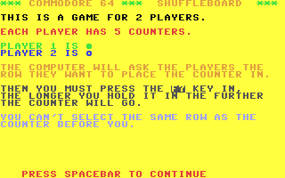 C64 GameBase Shuffleboard Wicked_Software 1989