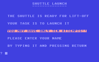 C64 GameBase Shuttle_Launch Franklin_Watts_Ltd. 1984