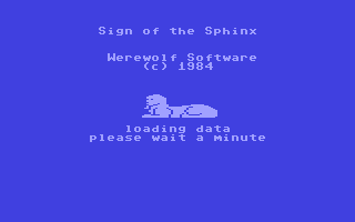C64 GameBase Sign_of_the_Sphinx Werewolf_Software 1984