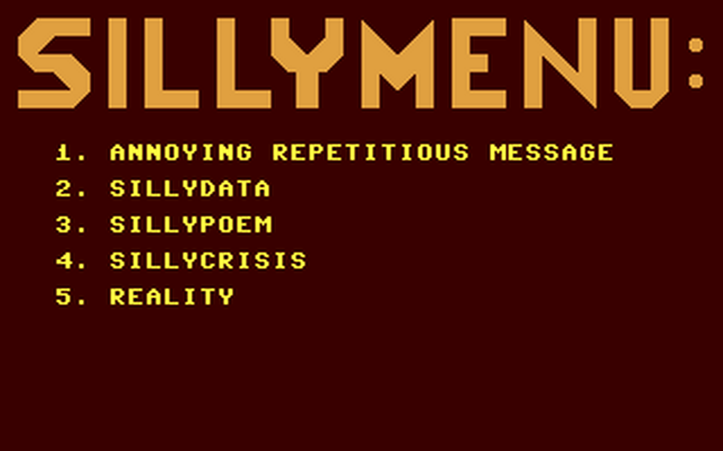 C64 GameBase Silly_64 Silly_Software 1983