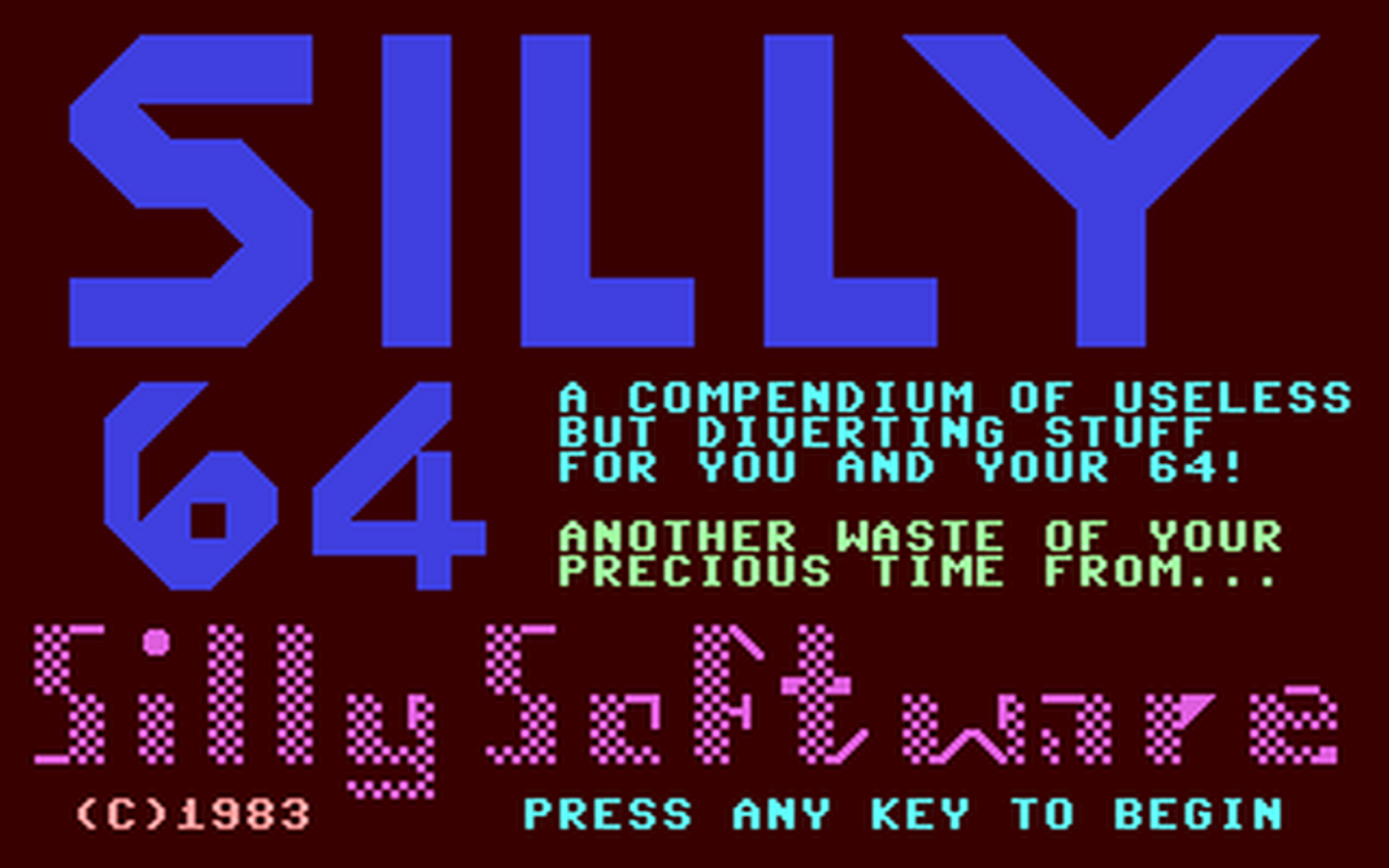 C64 GameBase Silly_64 Silly_Software 1983