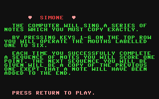 C64 GameBase Simone Business_Press_International_Ltd./Your_Computer 1986