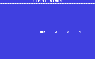 C64 GameBase Simple_Simon Tab_Books,_Inc. 1985