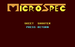 C64 GameBase Skeet_Shooter Micro_Spec 1982
