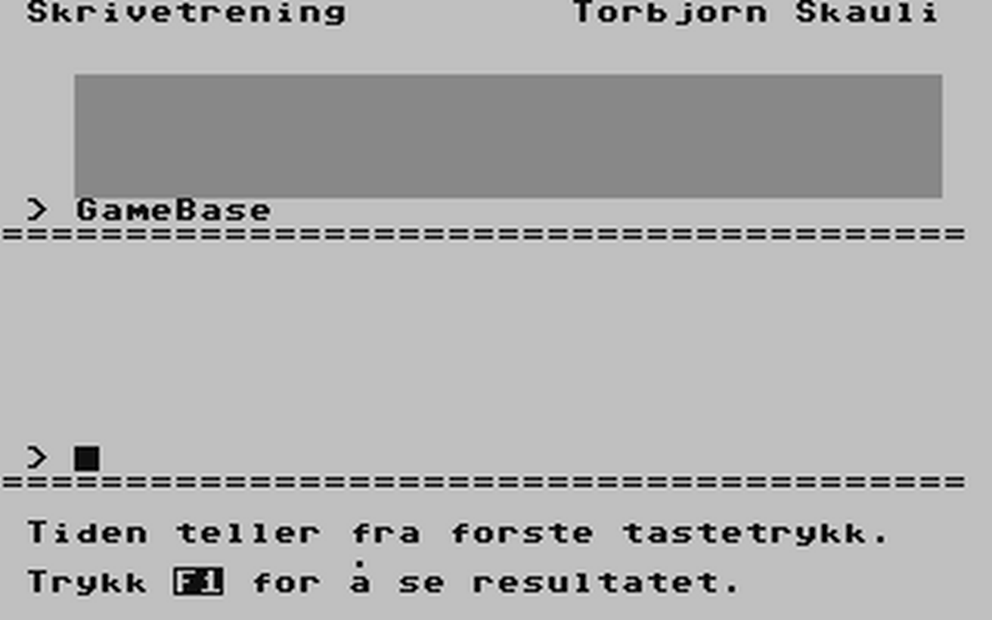 C64 GameBase Skrivetrening Computerworld_Danmark_AS/RUN 1985