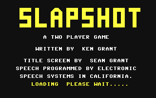 C64 GameBase Slapshot Advantage*Artworx 1985