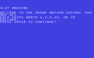 C64 GameBase Slot_Machine Tab_Books,_Inc. 1981