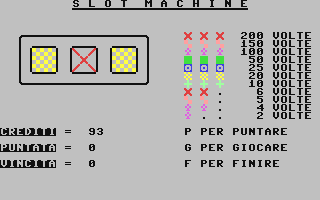 C64 GameBase Slot_Machine Armando_Curcio_Editore 1984