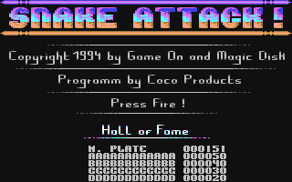 C64 GameBase Snake_Attack! CP_Verlag/Game_On 1994
