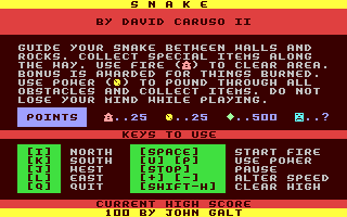 C64 GameBase Snake Loadstar/Softdisk_Publishing,_Inc. 1991