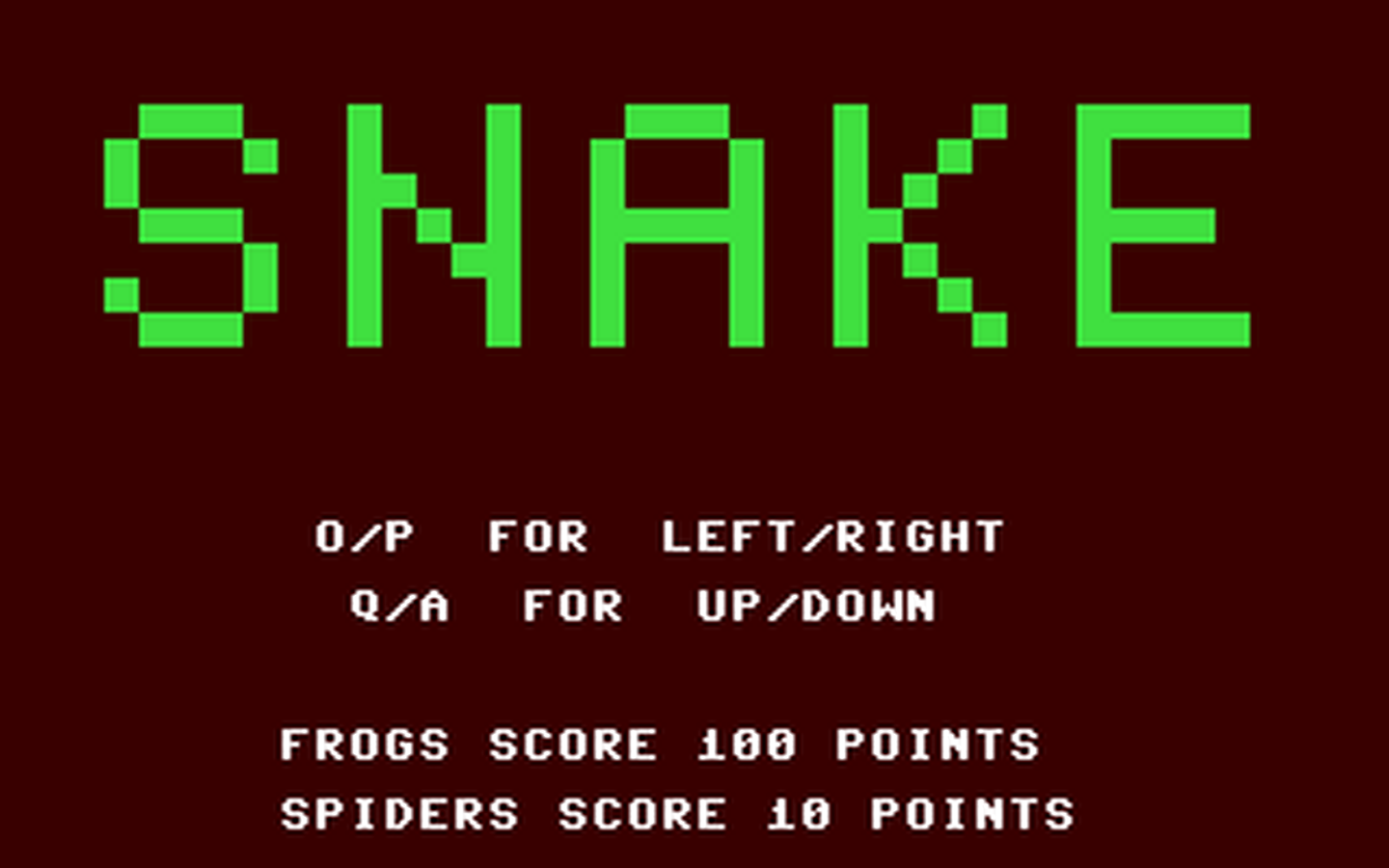 C64 GameBase Snake Phoenix_Publishing_Associates 1983