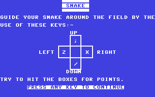 C64 GameBase Snake Sportscene_Specialist_Press_Ltd./Your_64 1984