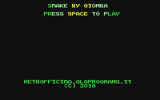C64 GameBase Snake (Public_Domain) 2020