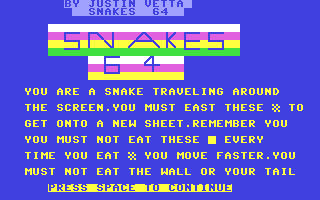 C64 GameBase Snakes_64 C+VG_(Computer_&_Video_Games_Magazine) 1984