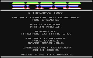 C64 GameBase Snare Thalamus 1989