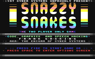 C64 GameBase Snazzy_Snakes Commodore_Scene 1997