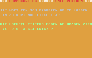 C64 GameBase Snel_Rekenen Courbois_Software