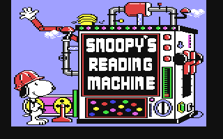 C64 GameBase Snoopy's_Reading_Machine Random_House,_Inc. 1985