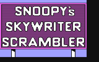 C64 GameBase Snoopy's_Skywriter_Scrambler Random_House,_Inc. 1984