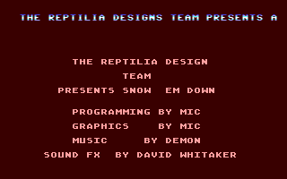 C64 GameBase Snow_'em_Down Reptilia_Design 1987