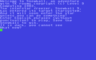 C64 GameBase Snowball Level_9_Computing 1983