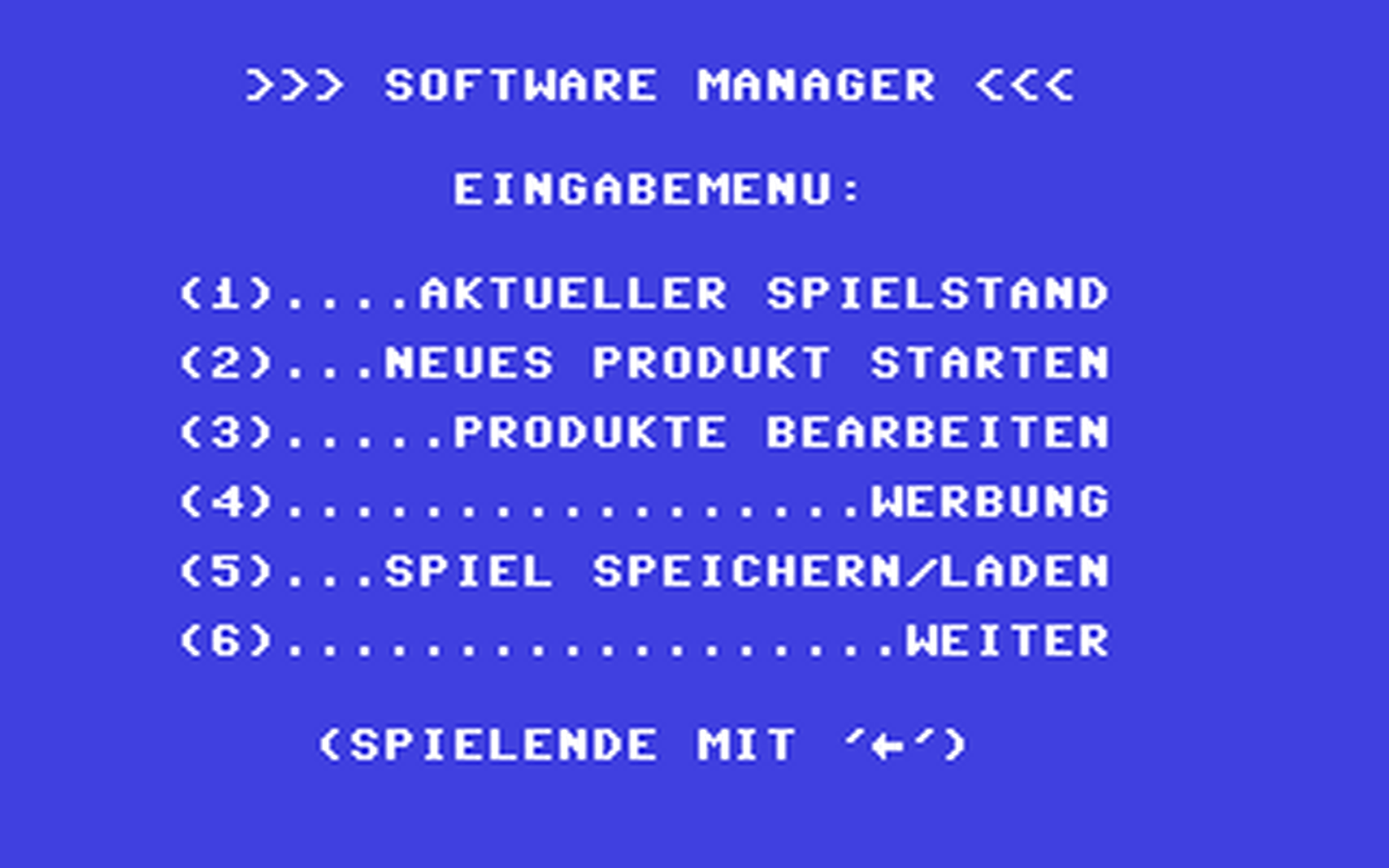 C64 GameBase Software_Manager CW-Publikationen_Verlags_GmbH/RUN 1987