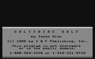 C64 GameBase Solitaire_Golf Loadstar/J_&_F_Publishing,_Inc. 1998