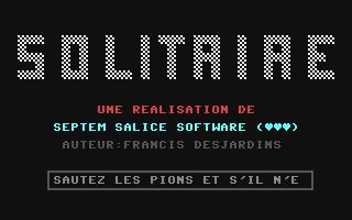 C64 GameBase Solitaire Tilt-micro-jeux/Editions_Mondiales_S.A. 1987