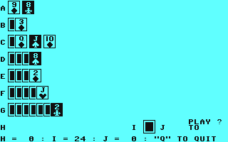 C64 GameBase Solitaire 1983