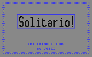 C64 GameBase Solitario!_-_Cross Edisoft_S.r.l./Next_Game 1985