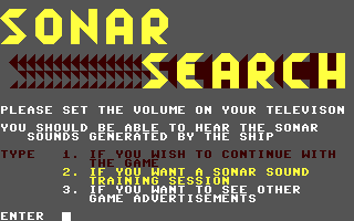 C64 GameBase Sonar_Search Signal_Computer_Consultants_Ltd. 1984