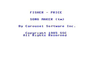 C64 GameBase Song_Maker Spinnaker_Software/Fisher-Price_Learning_Software 1985