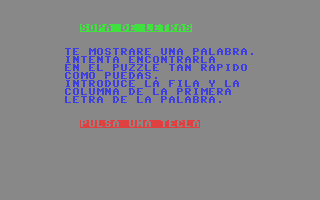 C64 GameBase Sopa_de_Letras SIMSA/Commodore_World 1984
