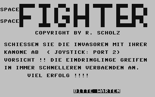 C64 GameBase Space-Fighter Tronic_Verlag_GmbH/Computronic 1984