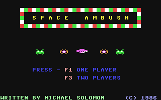 C64 GameBase Space_Ambush Business_Press_International_Ltd./Your_Computer 1986