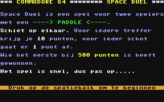 C64 GameBase Space_Duel Courbois_Software 1983