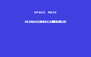 C64 GameBase Space_Maze Robtek_Ltd. 1986