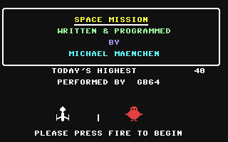 C64 GameBase Space_Mission DCA/IC_RUN 1988