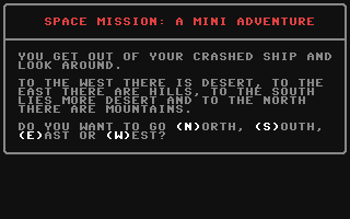 C64 GameBase Space_Mission (Public_Domain) 2019