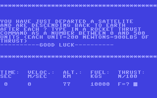 C64 GameBase Space_Shuttle Elcomp_Publishing,_Inc./Ing._W._Hofacker_GmbH 1984