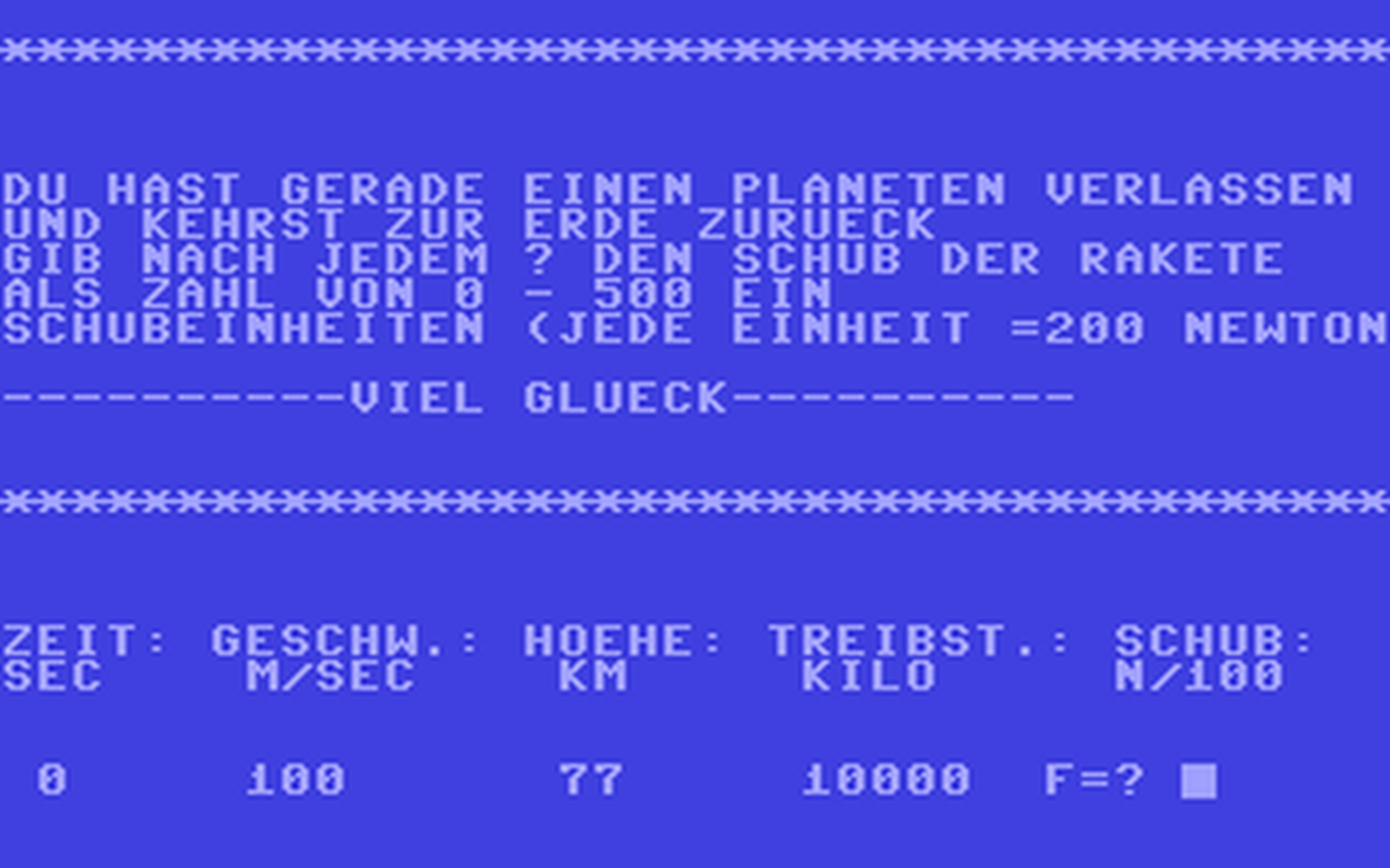 C64 GameBase Space_Shuttle Markt_&_Technik/Computer_Persönlich 1984