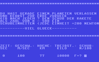 C64 GameBase Space_Shuttle Markt_&_Technik/Computer_Persönlich 1984