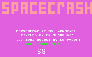 C64 GameBase Spacecrash Suppysoft 1992