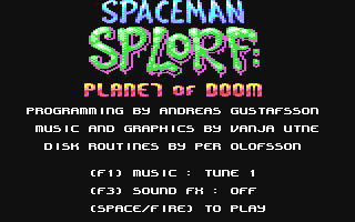 C64 GameBase Spaceman_Splorf_-_Planet_of_Doom Pond_Software_Ltd. 2016