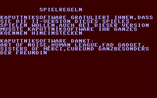 C64 GameBase Spagetti_II Kaputtniksoftware
